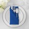 Lann's Linens Set of 12 Cloth Dinner Napkins, 20-inch Polyester Napkins, Washable and Reusable Fabric for Weddings, Hotels, Restaurants